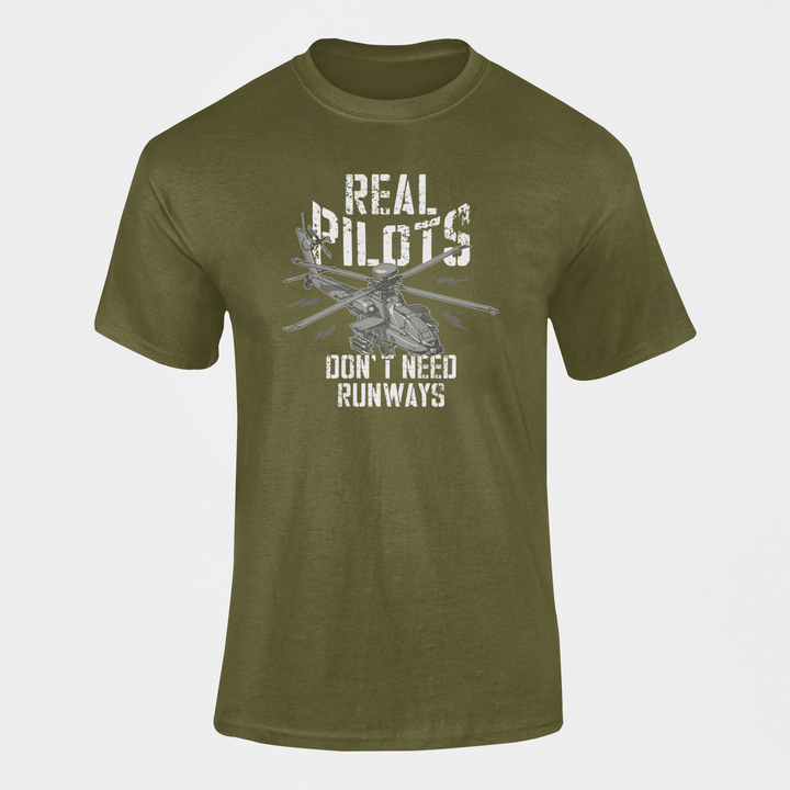 Army T-shirt - Real Pilots Don't Need Runways (Men)