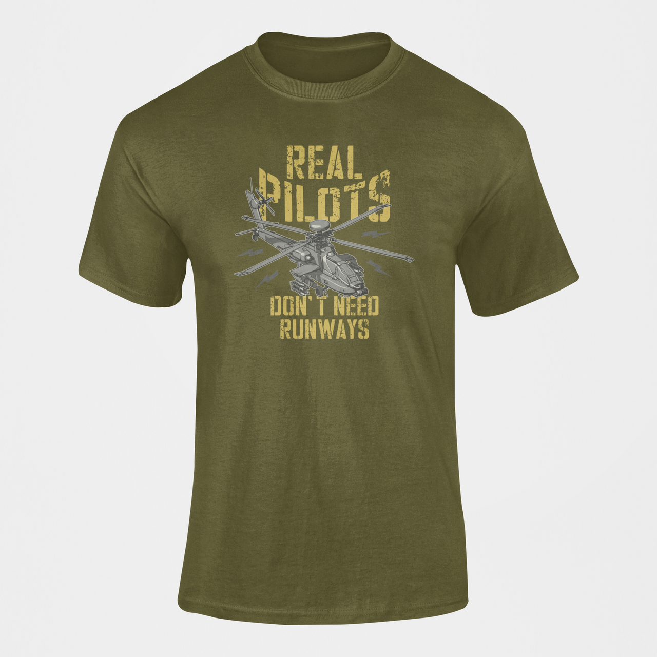 Army T-shirt - Real Pilots Don't Need Runways (Men)