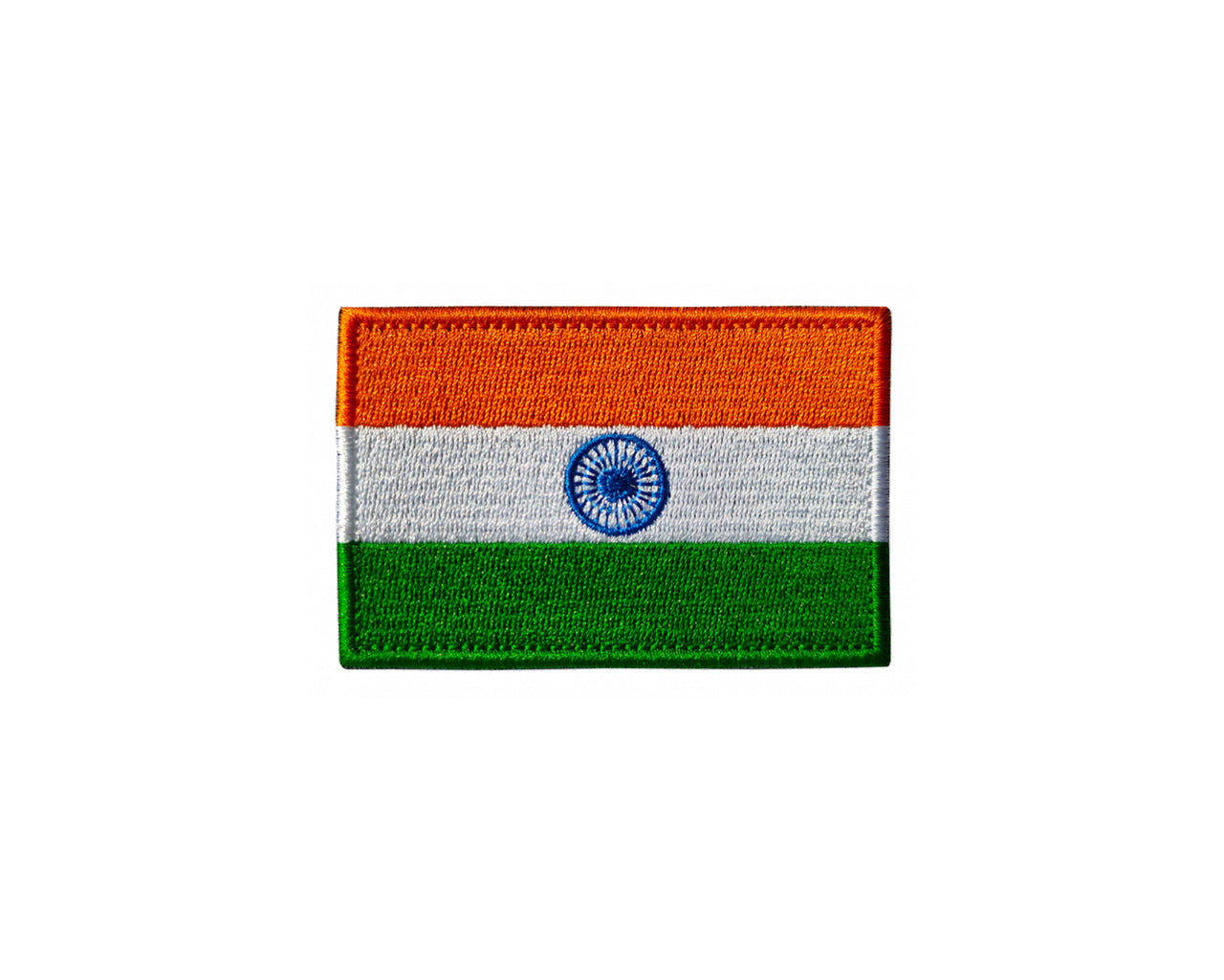 Tri-colour Indian Flag Embroidered Patch