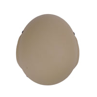 Thumbnail for Top view of a tan colour military MICH 2000 tactical helmet on a white background