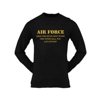 Thumbnail for Military T-shirt - Air Force When The Going Gets Tough The Tough Call For Air Support (Men)