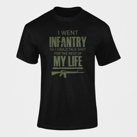 Thumbnail for Military T-shirt - I Went Infantry... (Men)