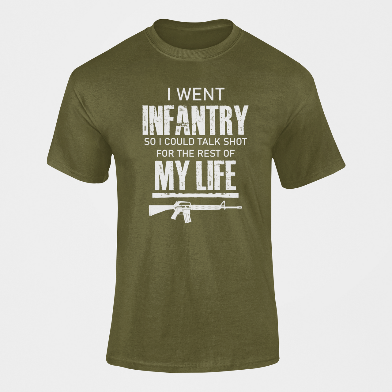 Military T-shirt - I Went Infantry... (Men)