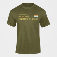 Thumbnail for Military T-shirt - No One Fights Alone (Men)