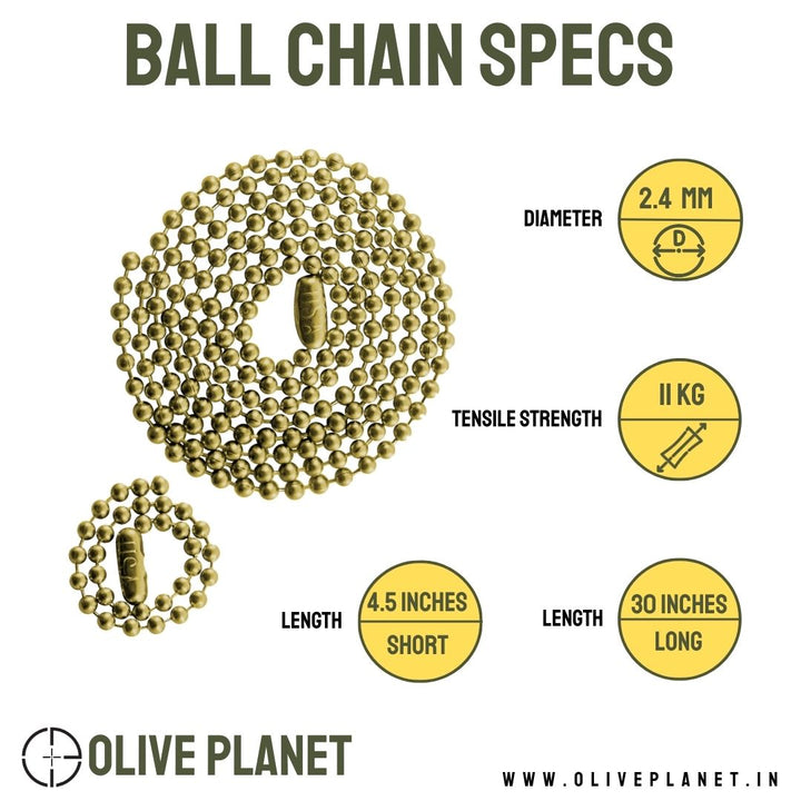 Set Of 2 Personalised Dog Tags - Brass