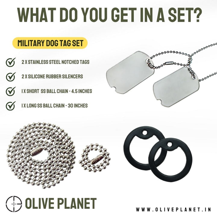 Set Of 2 Personalised Dog Tags - Notched