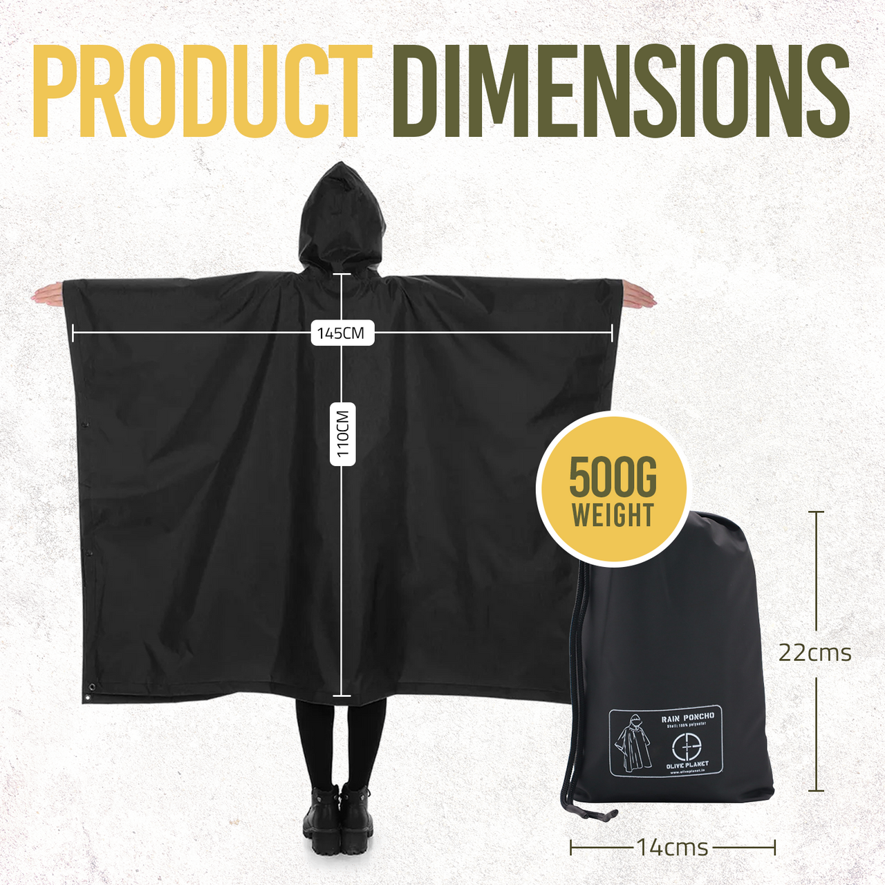 Military Rain Poncho