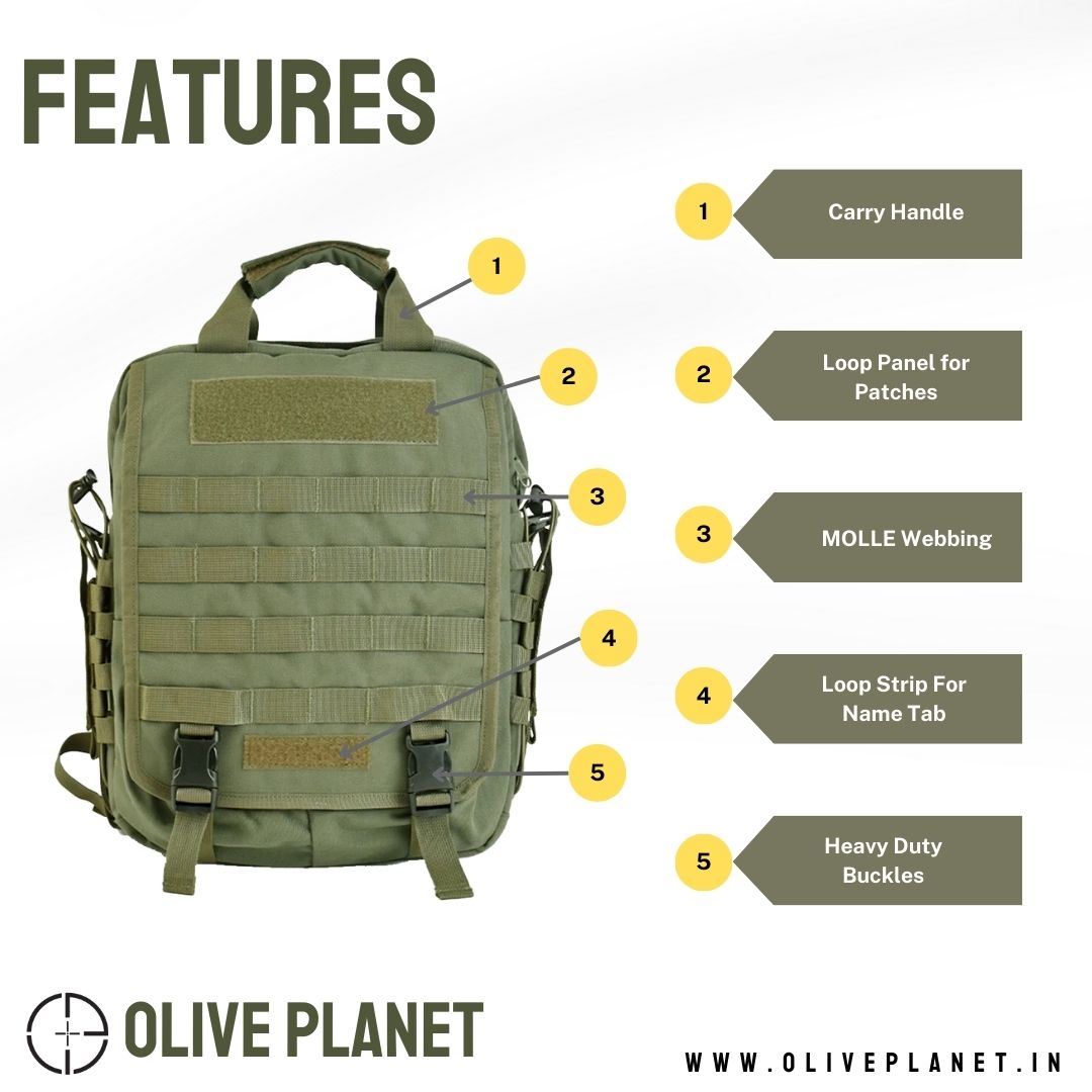 Military Laptop Backpack - 15 Inches