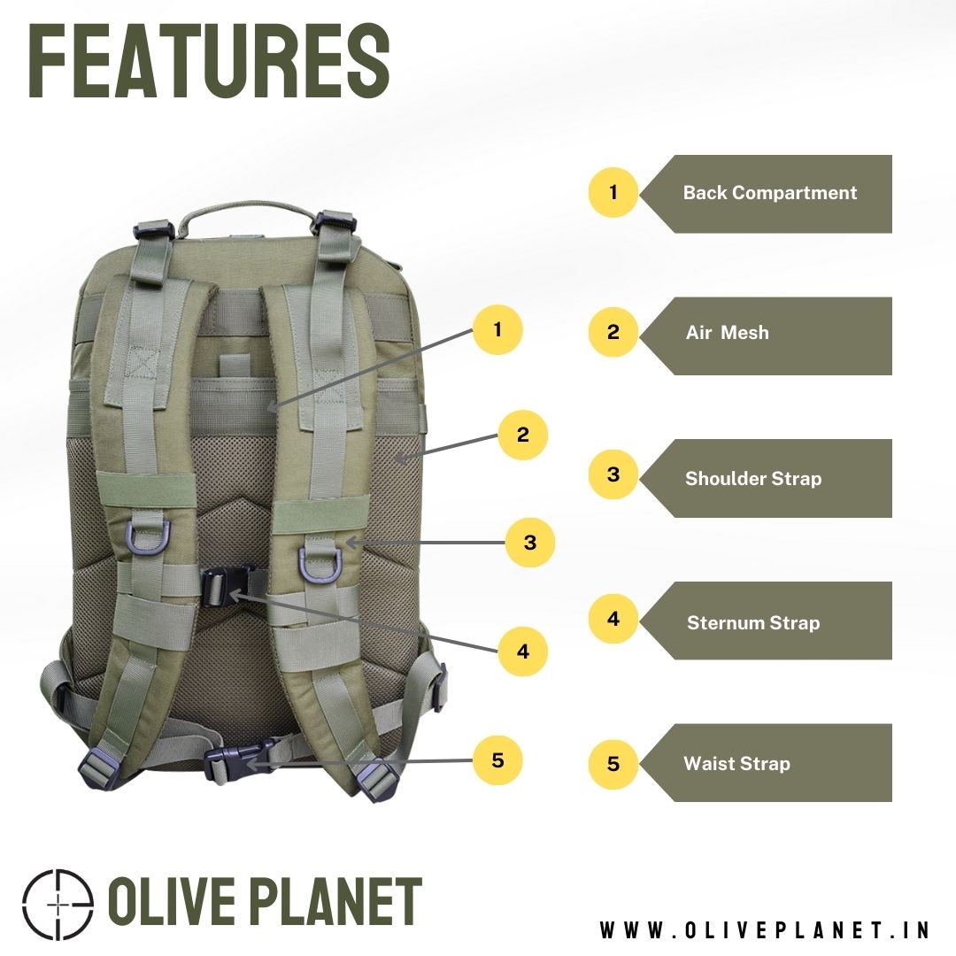 Tactical Backpack - 45 Litres