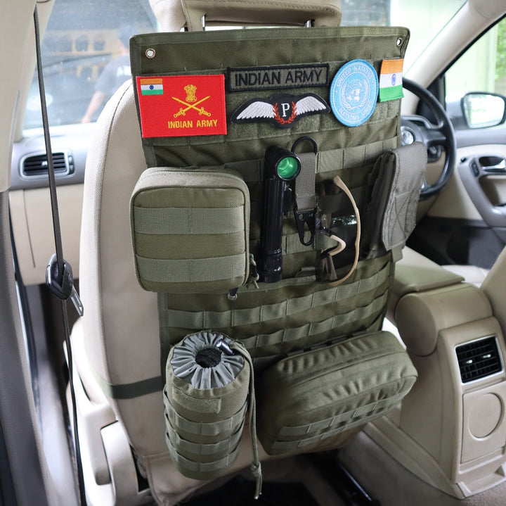 Tactical MOLLE Car Seat EDC Organiser - Type II