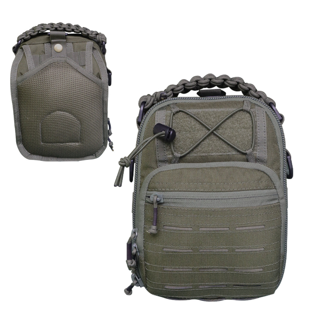 Tactical Lasercut Crossbody Mini Sling Bag