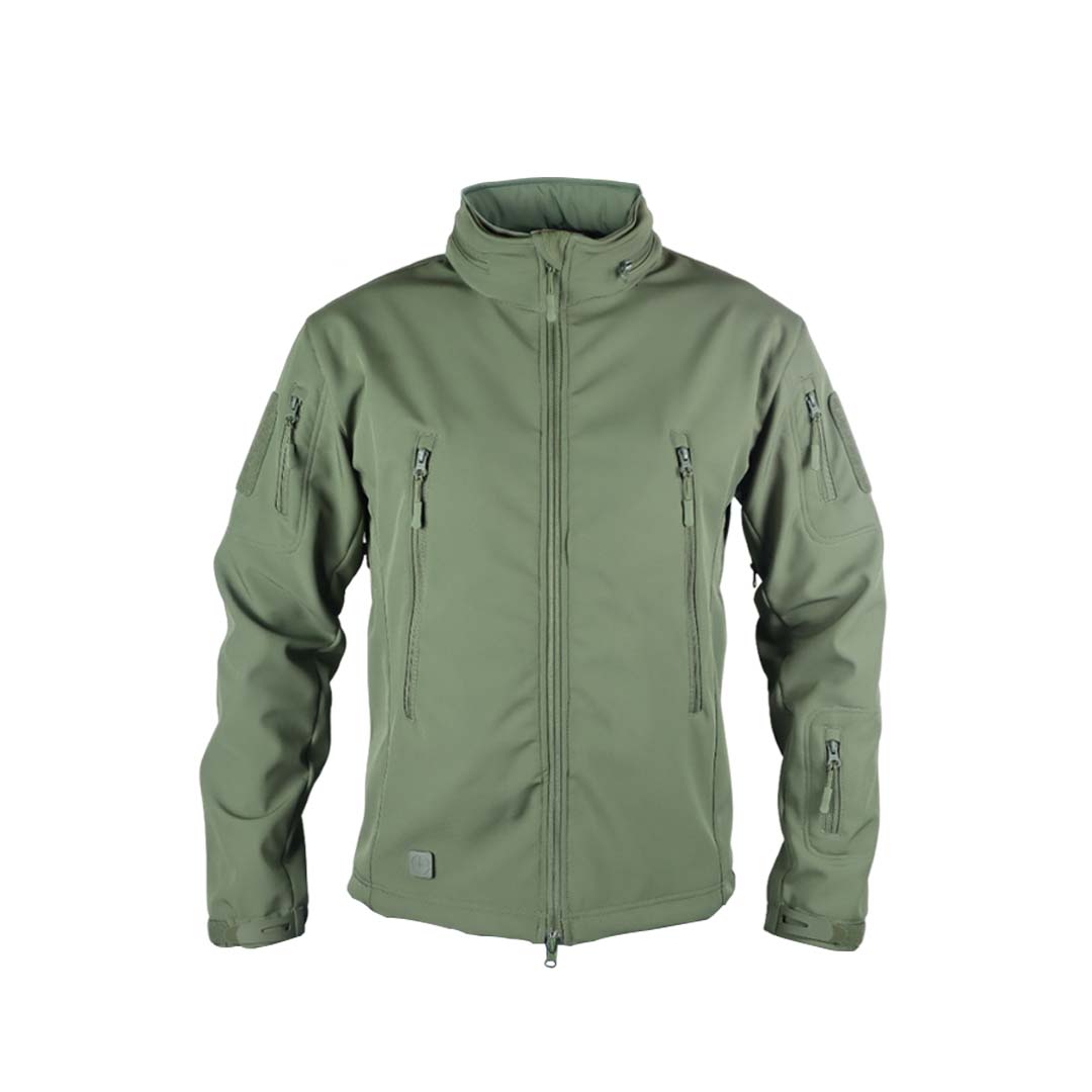 Tactical Softshell Military Jacket  - Olive Green