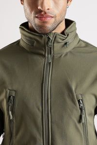 Thumbnail for Tactical Softshell Military Jacket  - Olive Green