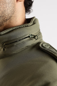 Thumbnail for Tactical Softshell Military Jacket with Shoulder Flaps - Olive Green