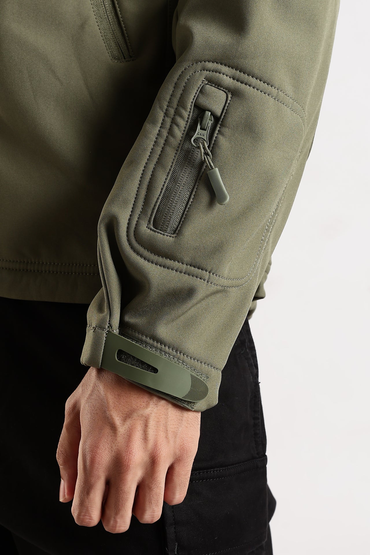 Tactical Softshell Military Jacket  - Olive Green
