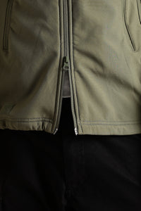 Thumbnail for Tactical Softshell Military Jacket with Shoulder Flaps - Olive Green