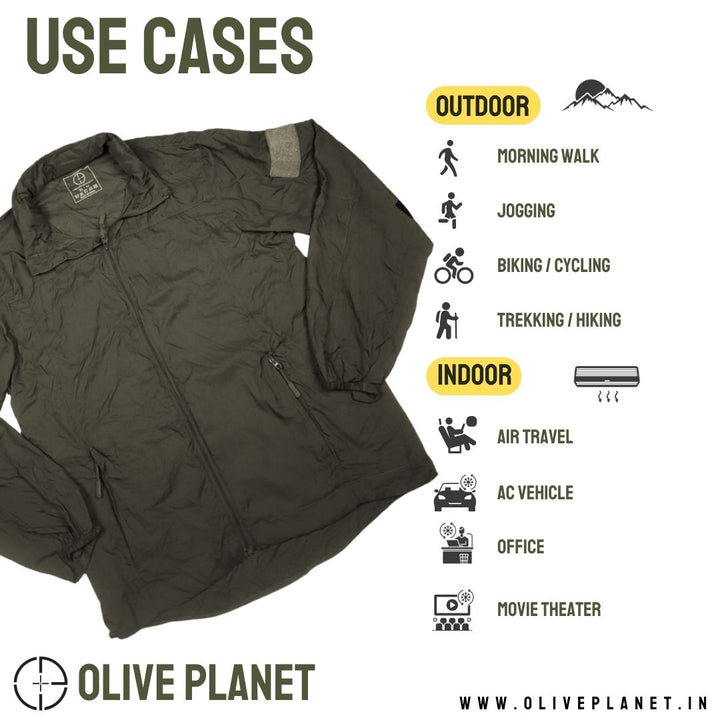 Tactical Windcheater - Olive Green