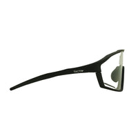 Thumbnail for Side view of Tactiv overwatch black photochromic eye shield on a white background