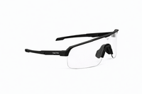 Thumbnail for Right side angle view of Tactiv Vantage black photochromic eye shield on a white background