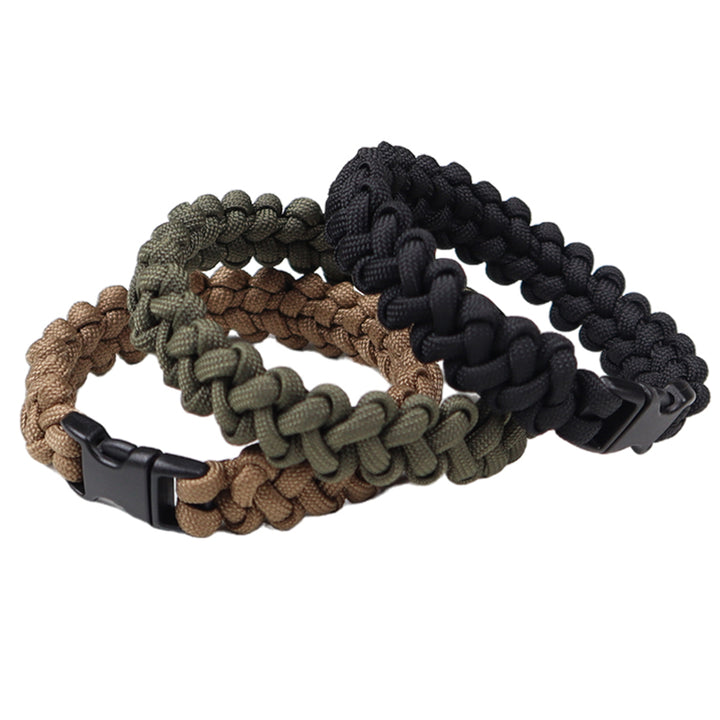 Paracord 550 Bracelet Zipper Sinnet Olive Planet