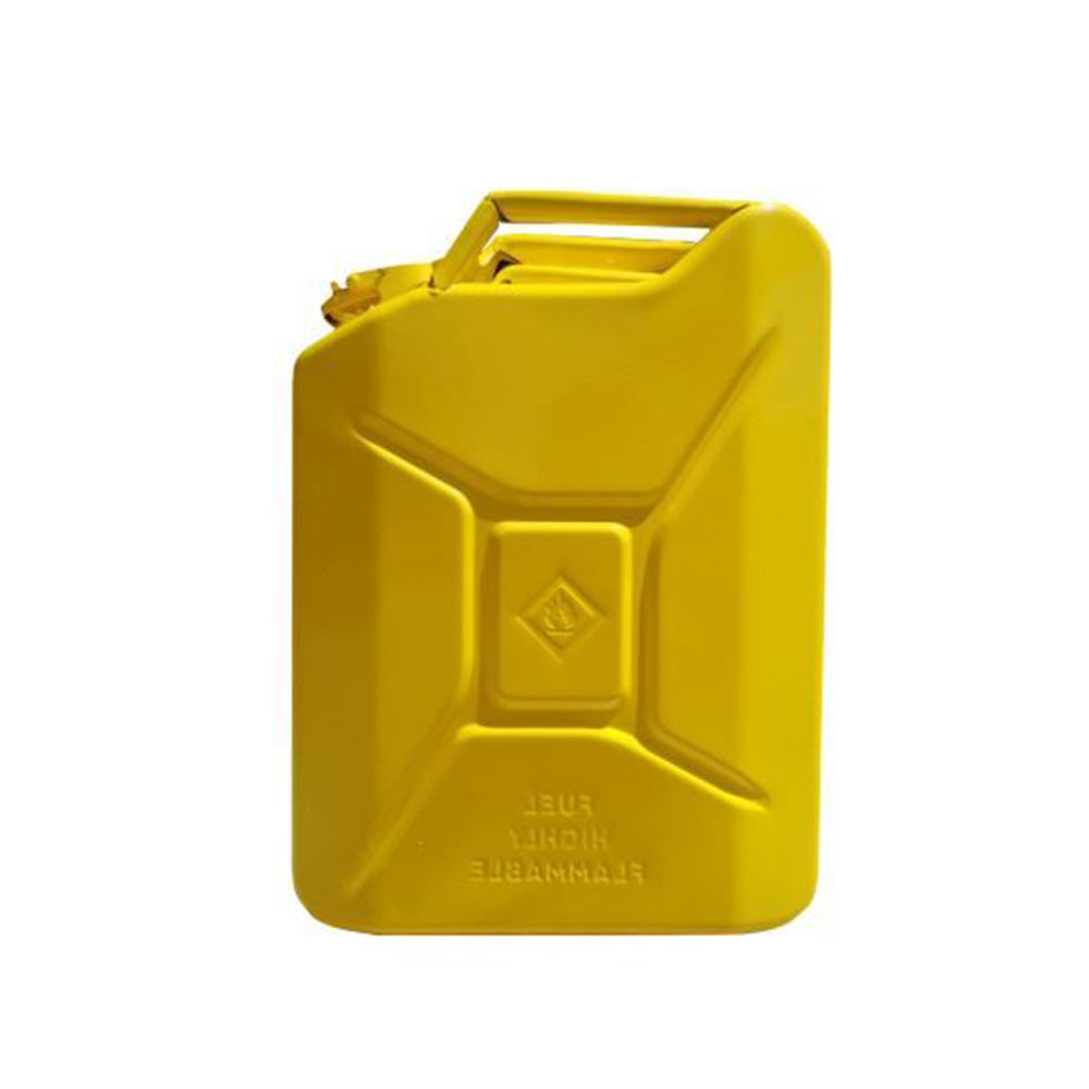20 Liters Steel Jerrycan - Yellow