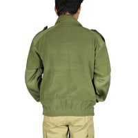 Thumbnail for Cold Weather Army Fleece Jacket - Olive Green