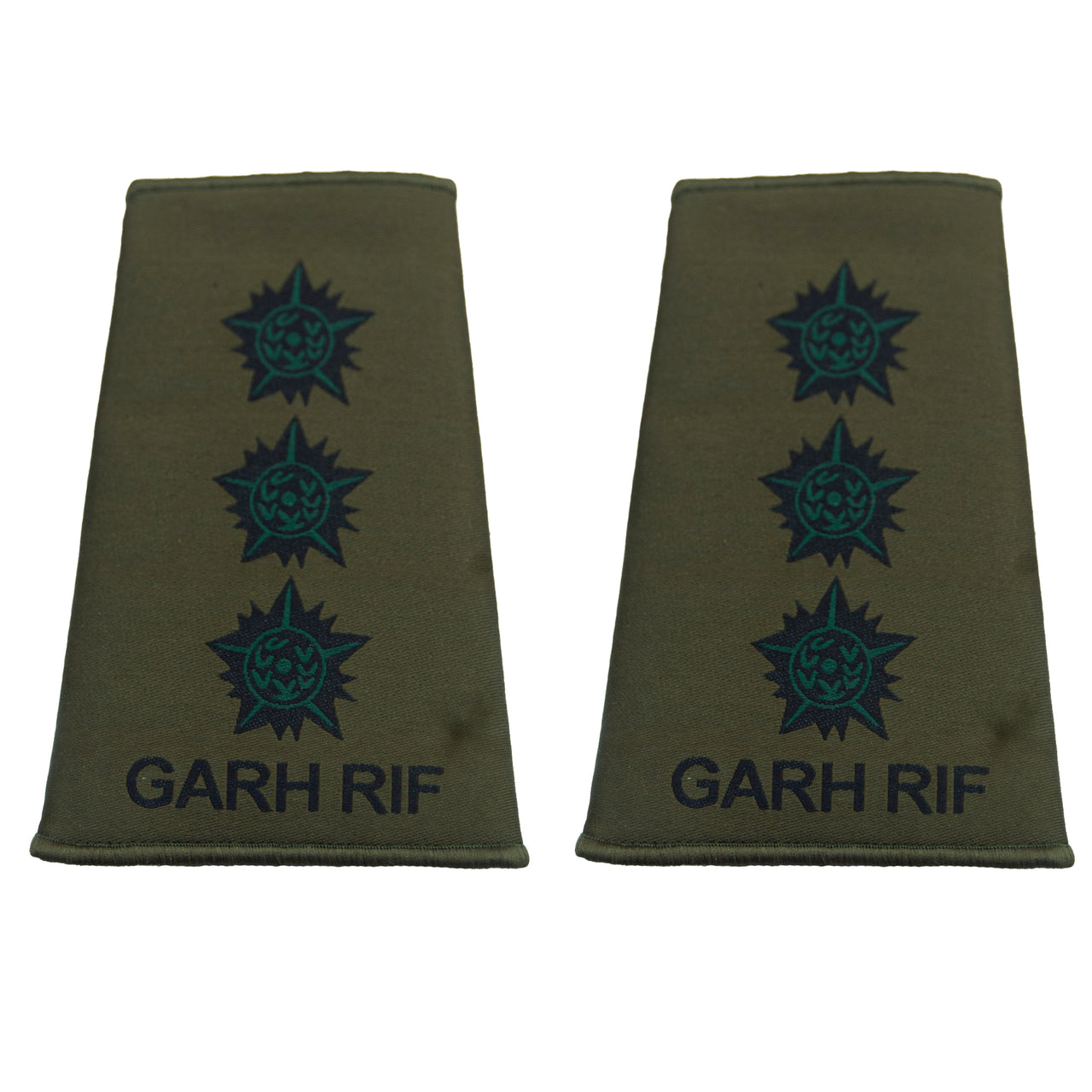 Indian Army Rank Epaulettes - Garhwal Rifles
