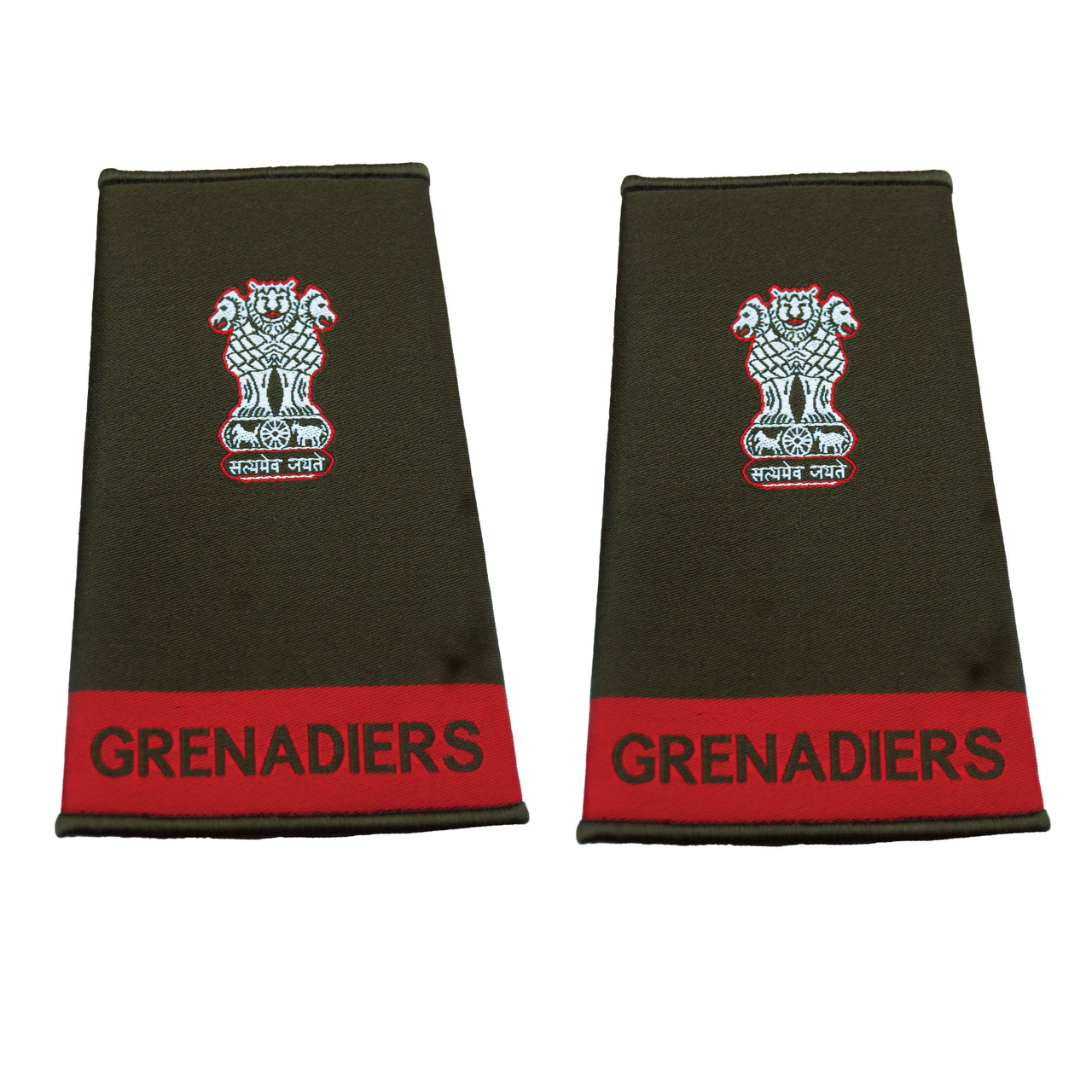 Indian Army Rank Epaulettes - Grenadiers Regiment