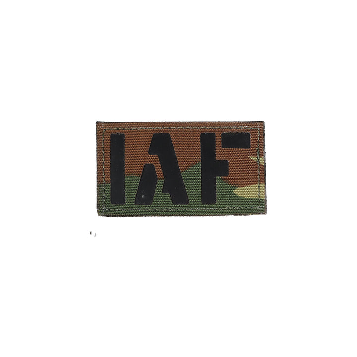 Lasercut Covert IR Patch - IAF -  2 x 3.5 Inches
