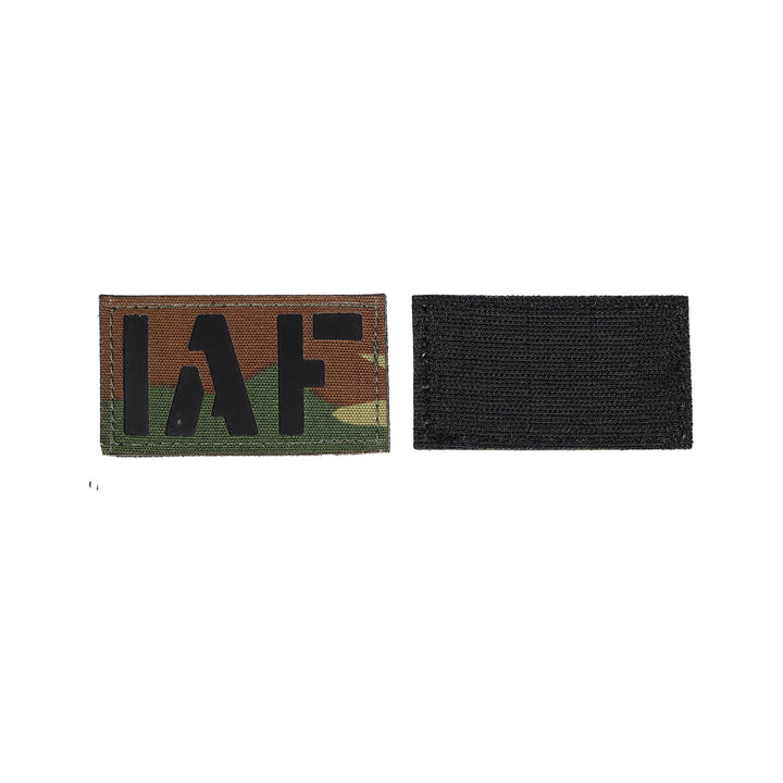 Lasercut Covert IR Patch - IAF -  2 x 3.5 Inches