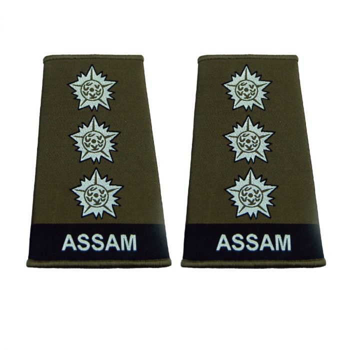 Indian Army Rank Epaulettes - Assam Regiment