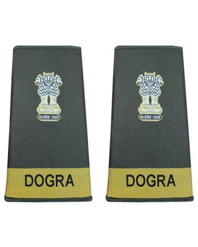 Indian Army Rank Epaulettes - Dogra Regiment