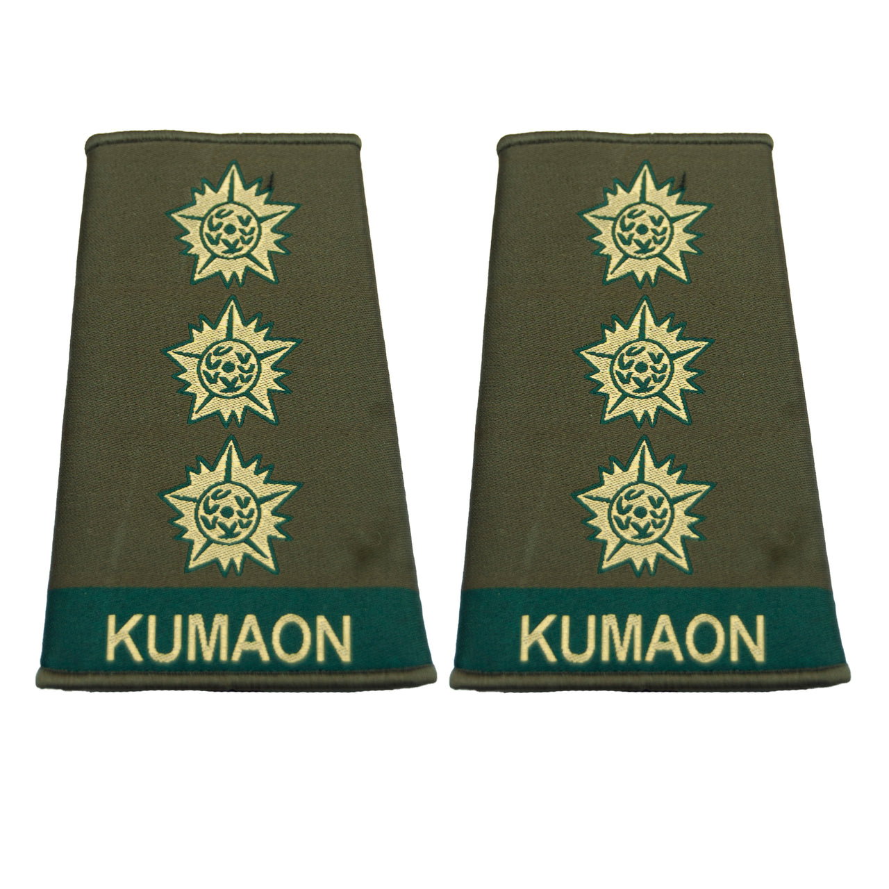 Indian Army Rank Epaulettes - Kumaon Regiment
