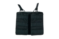 Thumbnail for MOLLE Double Magazine Pouch - Open Top - Black