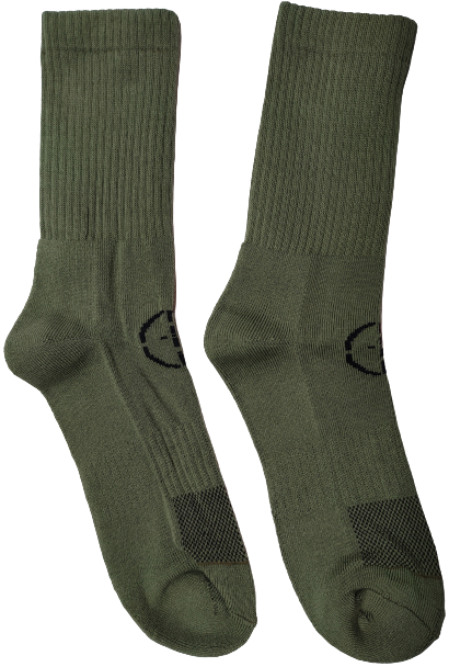Military Combat Socks - Olive Green