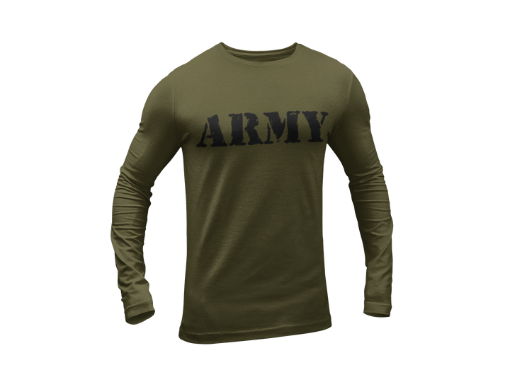 T-Shirt-ARMY-Full Sleeve-Front Print