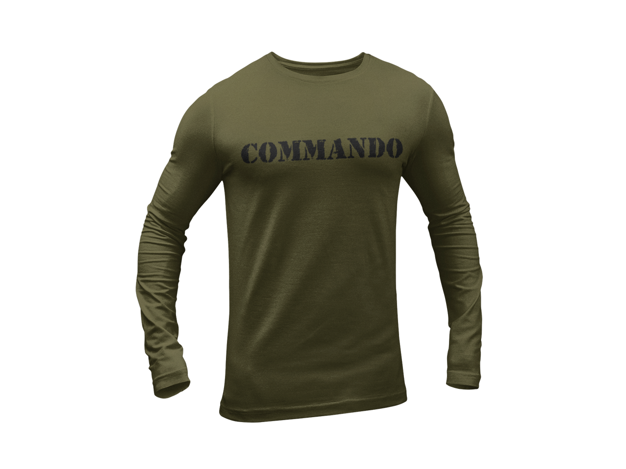 T-Shirt - Commando-Front-Full Sleeve