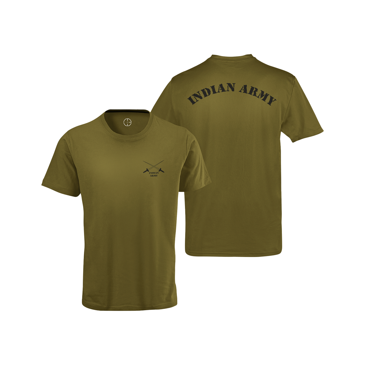 Indian Army T-shirt Half Sleeve – Olive Planet