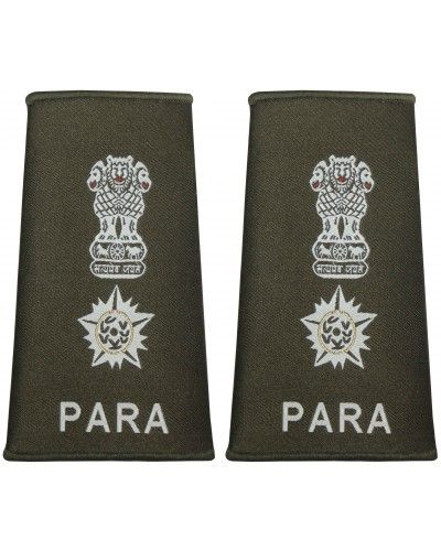 Indian Army Rank Epaulettes - Parachute Regiment