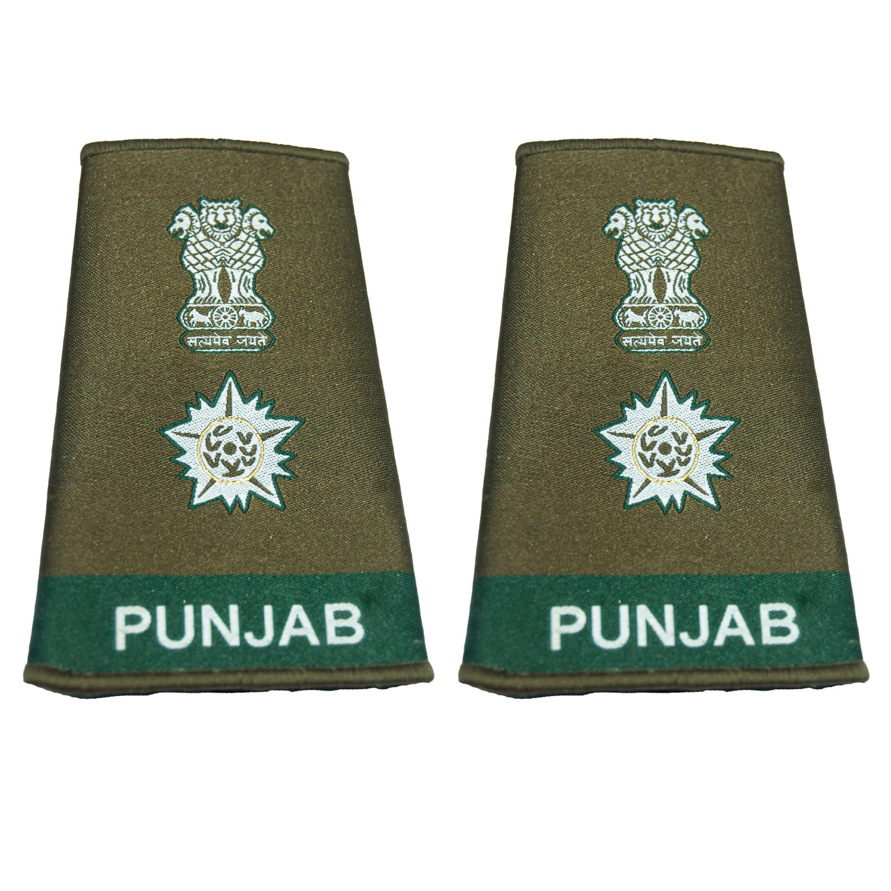 Indian Army Rank Epaulettes - Punjab Regiment