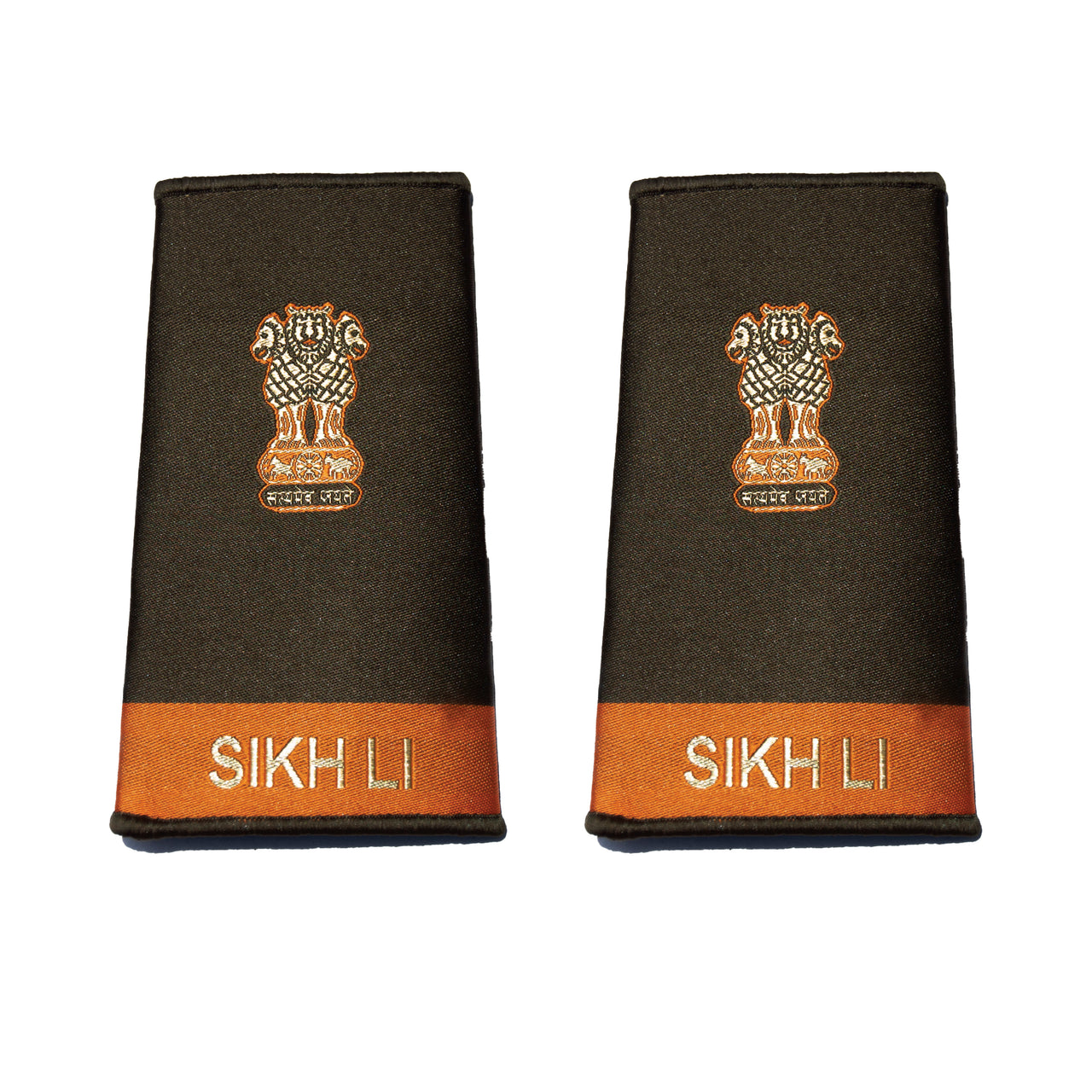 Indian Army Rank Epaulettes - Sikh Light Infantry