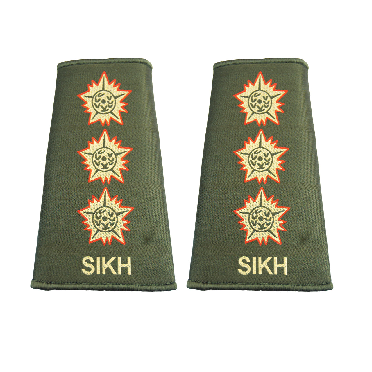 Indian Army Rank Epaulettes - Sikh Regiment