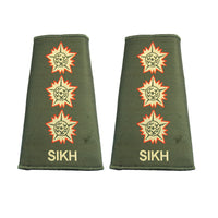Thumbnail for Indian Army Rank Epaulettes - Sikh Regiment