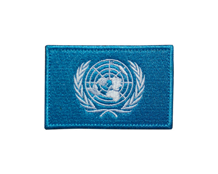 United Nations Flag Patch - 2 x 3 Inches