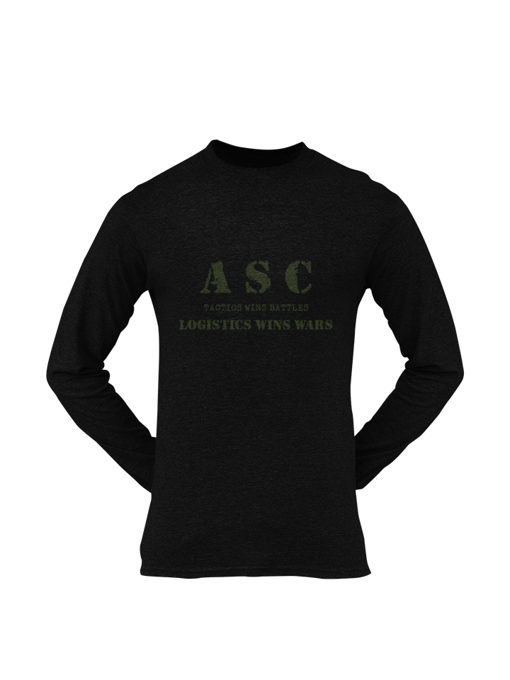 ASC T-shirt - ASC, Tactics Wins Battles, Logistics Wins Wars (Men)