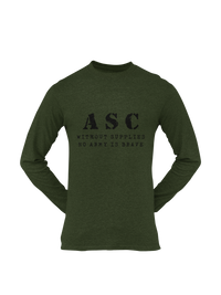 Thumbnail for ASC T-shirt - ASC, Without Supplies, No Army Is Brave (Men)