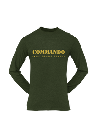Thumbnail for Commando T-shirt - Commando - Swift Silent Deadly (Men)