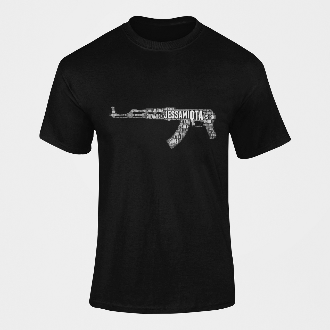 OTA T-shirt - Word Cloud Jessami - AK-47 Folding Stock (Men)
