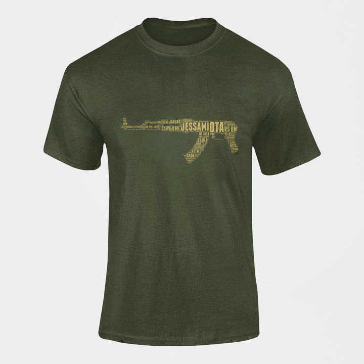 OTA T-shirt - Word Cloud Jessami - AK-47 Folding Stock (Men)