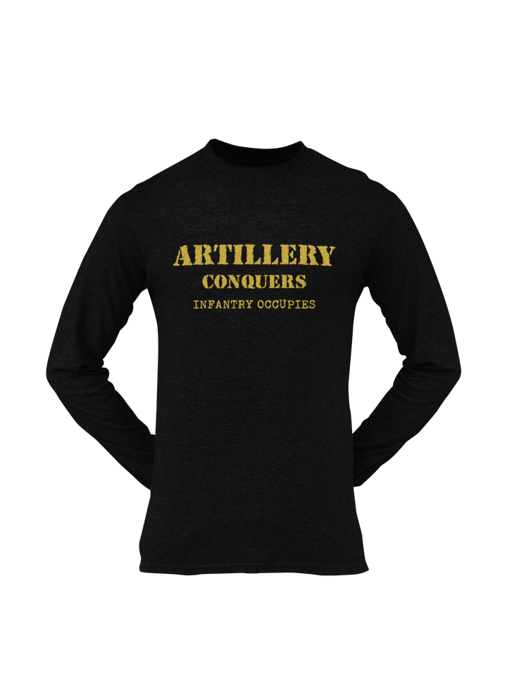 Artillery T-shirt - Artillery Conquers, Infantry Occupies (Men)